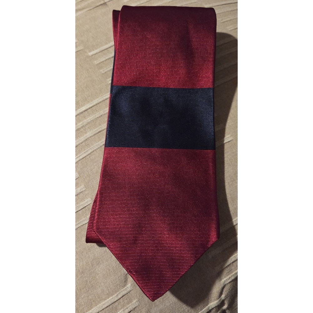 TOMMY HILFIGER Vintage Tie  Silk Patchwork Color‎ Block Harry Potterish